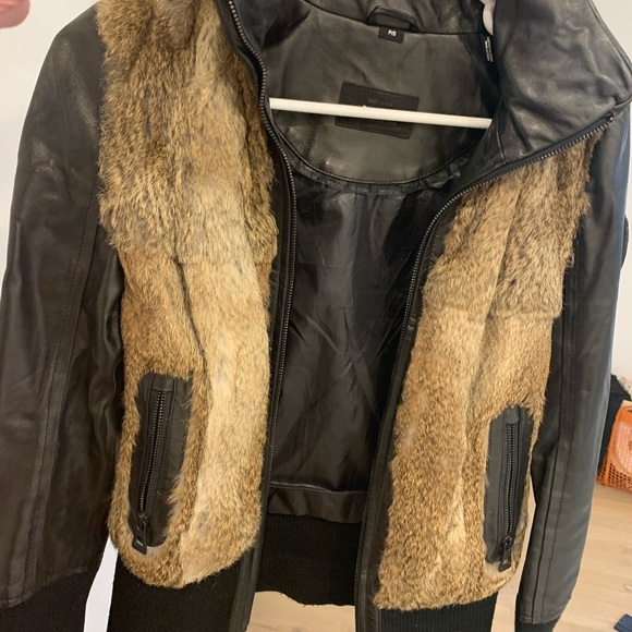 Rudsak leather & fur jacket - Picture 9 of 10